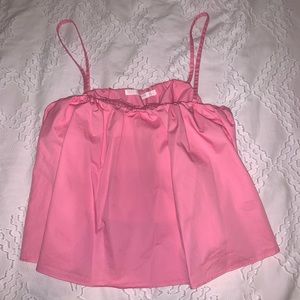 Pink ZARA spaghetti strap top